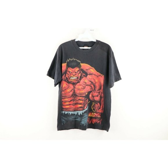 Vintage Marvel Medium The Incredible Hulk Red Hulk Big Logo